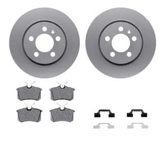 R1 Concepts WDUH1-74111 Carbon Series Brake Rotors W/ 5000 Oep Brake Pads & Hdw